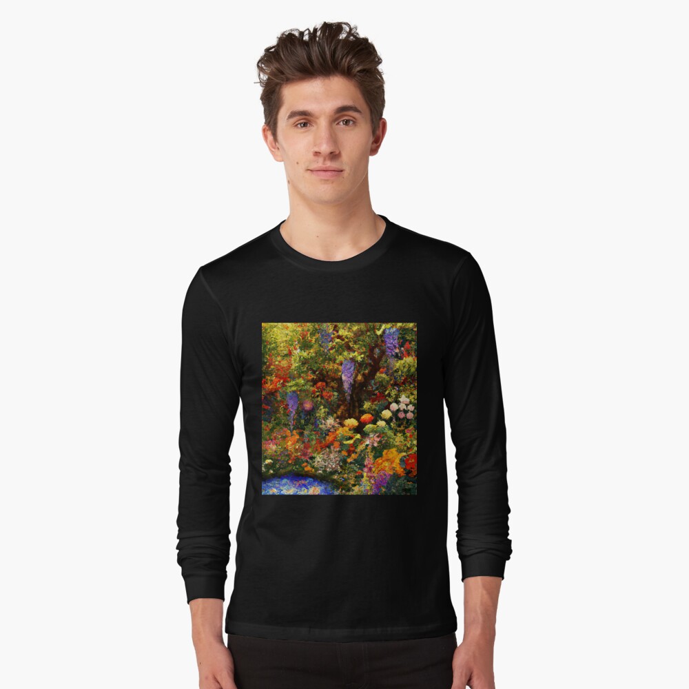 Aperçu de l'œuvre T-shirt manches longues créée et vendue par maniacfitness.