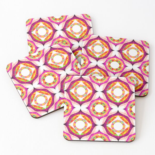 Item preview, Colorful Morrocan inspired repeating tile pattern  designed and sold by ditzy-designs.