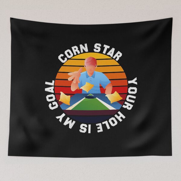 Item preview, fun games Team Cornhole Player Corn Star Your Hole Is My Goal designed and sold by Mac Store.