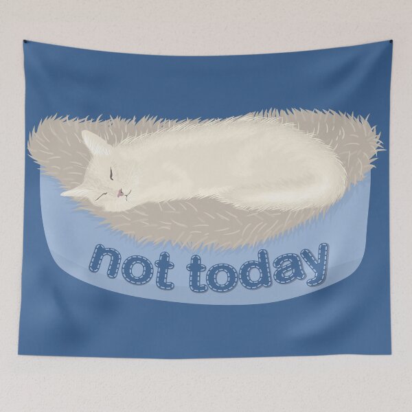 Item preview, Cat sleeps on a couch  designed and sold by ReflectedCrafts.