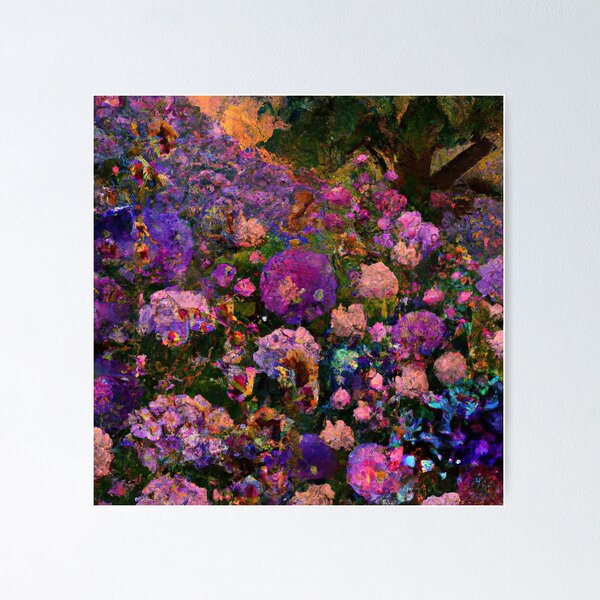 Item preview, Gustav Klimt Flower Garden designed and sold by maniacfitness.
