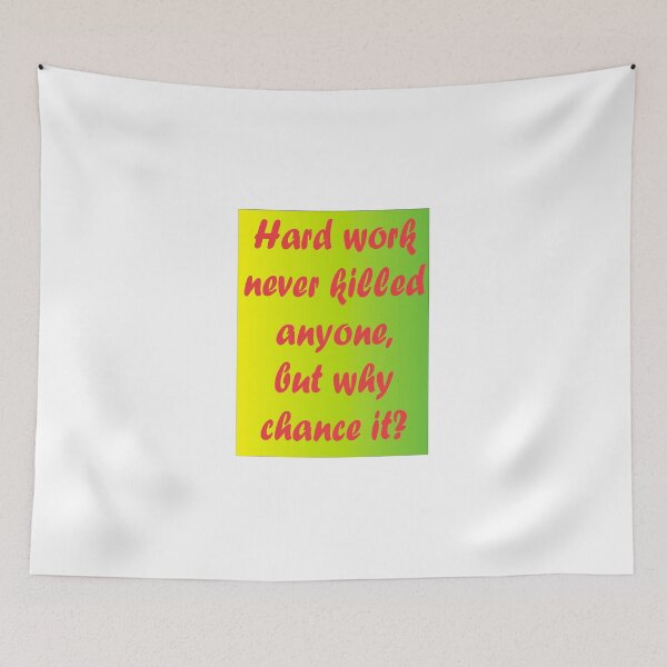 Item preview, Hard work designed and sold by Ian McKenzie.
