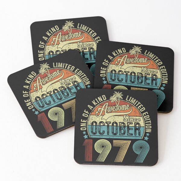 Item preview, Vintage October 1979 Limited Edition 43th Birthday Gifts designed and sold by Jackwidforss.