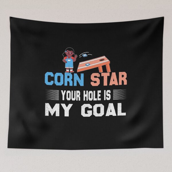 Item preview, fun games Team Cornhole Player Corn Star Your Hole Is My Goal designed and sold by Mac Store.