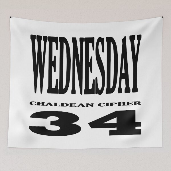 Item preview, Wednesday designed and sold by Scrambledwords.