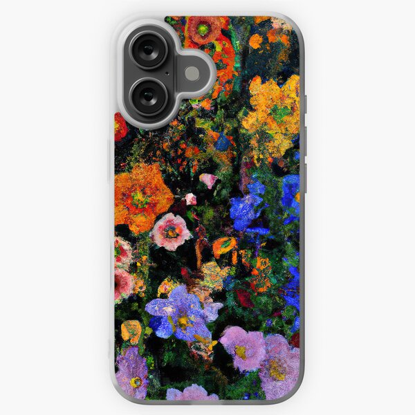 Klimt Pink Flower Garden iPhone Case
