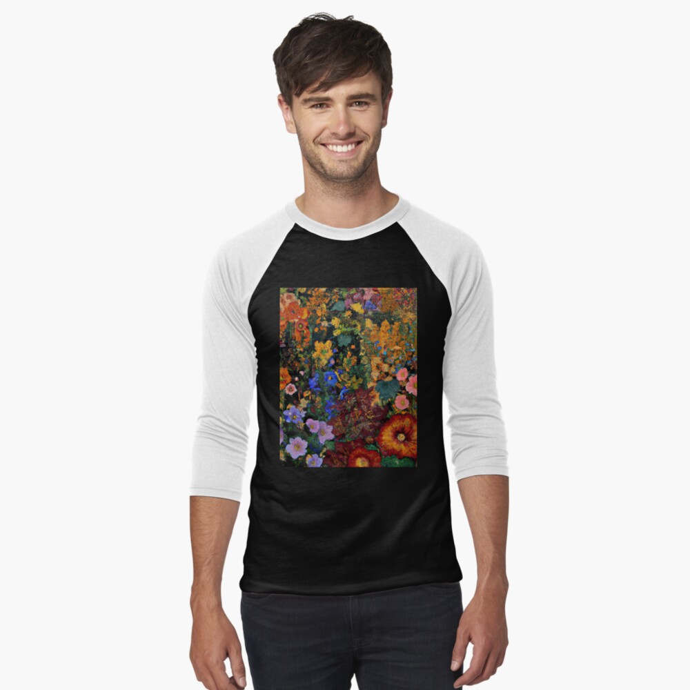 Item preview, T-shirt baseball manches ¾ designed and sold by maniacfitness.