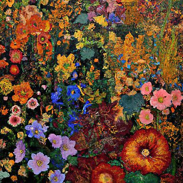 Aperçu de l'œuvre Jardin de fleurs Gustav Klimt de maniacfitness