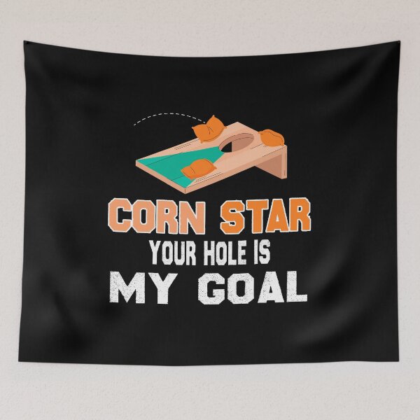 Item preview, fun games Team Cornhole Player Corn Star Your Hole Is My Goal designed and sold by Mac Store.