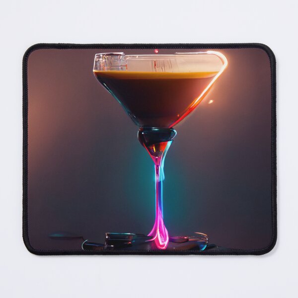 Item preview, Neon Aesthetic - Espresso Martini | Cocktail | Artwork | Illustration designed and sold by Designsssssssssssssssss.