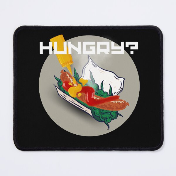 Item preview, Hungry? - Hot weed - marijuana cannabis blant as a hot dog - Funny art with weed leaf Marijuana Cannabis designed and sold by ALLURE-minimal.