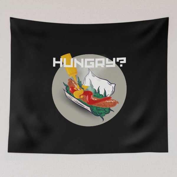 Item preview, Hungry? - Hot weed - marijuana cannabis blant as a hot dog - Funny art with weed leaf Marijuana Cannabis designed and sold by ALLURE-minimal.