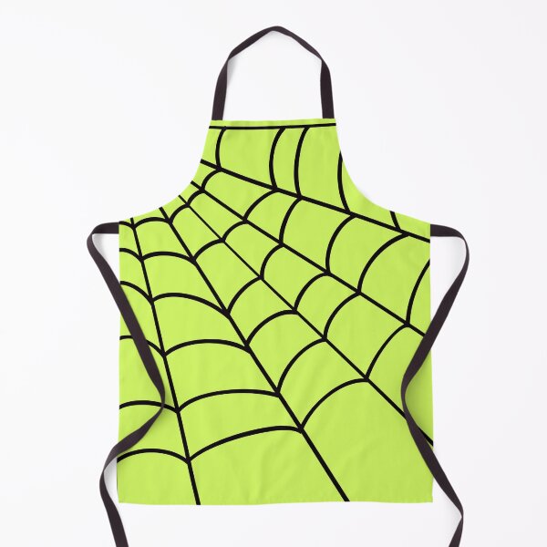 Artikelvorschau, Ecke Spinnennetz, Halloween grüner Hintergrund entworfen und verkauft von AutumnJude Rowan.