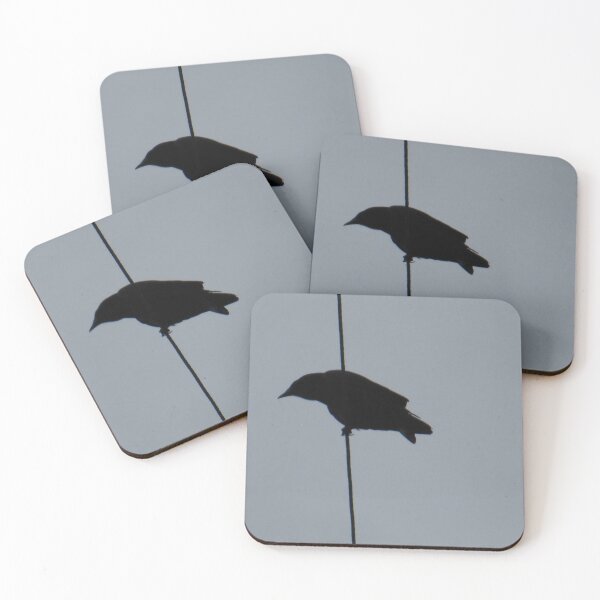 Item preview, Crow on a wire: silhouette designed and sold by DigitalEurydice.