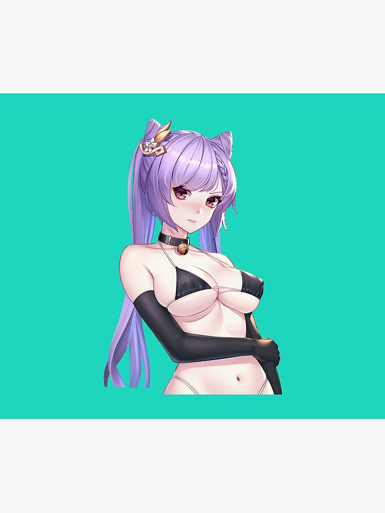 Keqing in underwear Genshin Impact Anime Girl Waifu hot Mouse Pad for Sale  by LimeTeesshop