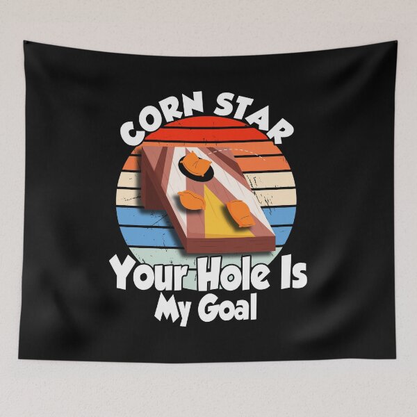 Item preview, fun games Team Cornhole Player Corn Star Your Hole Is My Goal designed and sold by Mac Store.