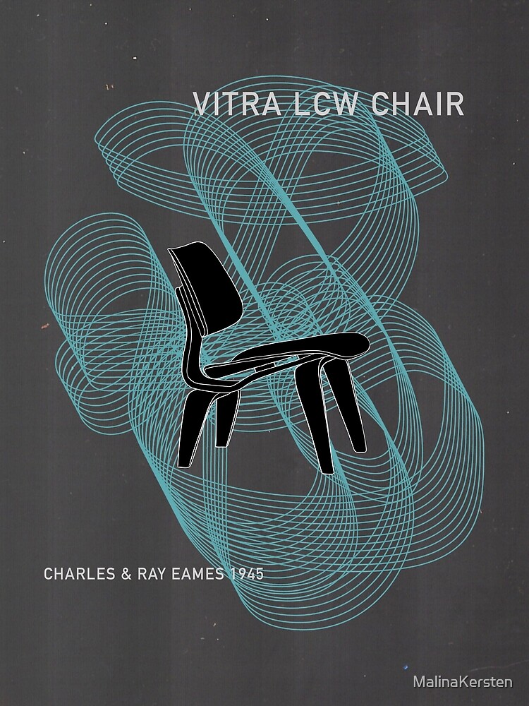 "Vitra LCW Chair I Charles and Ray Eames 1945" Poster for Sale by