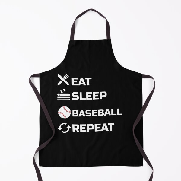 Item preview, Eat Sleep Baseball Repeat Catcher Pitcher Coach Baseball Player Sticker designed and sold by marisannogm.
