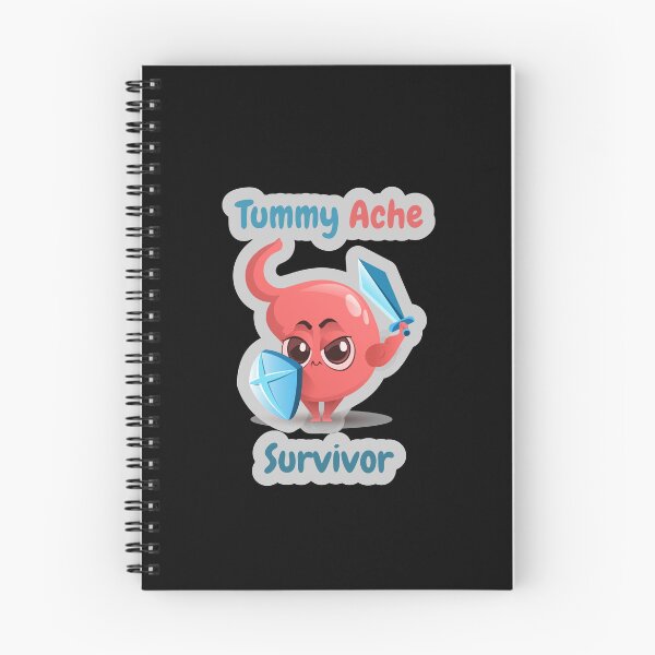 Item preview, Tummy Ache Sad Suffering Sick Illustration designed and sold by CartheArtwork.