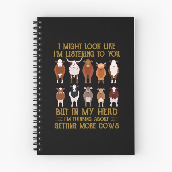 Item preview, I might look like I'm listening to you but in my head I'm thinking about getting more cows funny farmer lover amazing designed and sold by beckadamr.