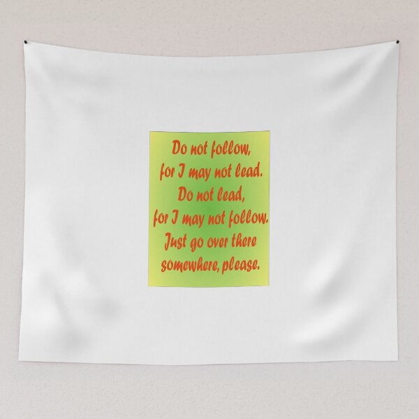 Item preview, Do not Follow designed and sold by Ian McKenzie.