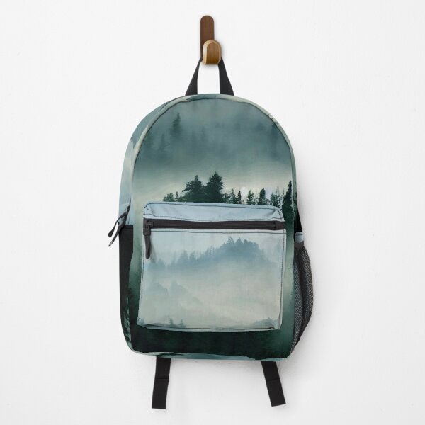 Item preview, Mystical Forest On Top Of A Mountain Covered In Mist designed and sold by john-ess.
