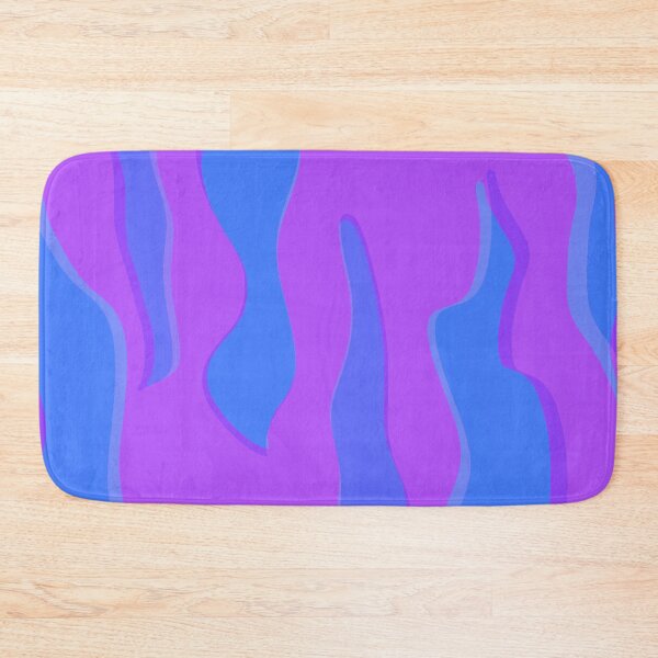 Item preview, Zebra Print Purple and Blue Zebra Stripes Wild Animal Print Preppy Decor Modern Zebra Pattern designed and sold by theprintedclub.