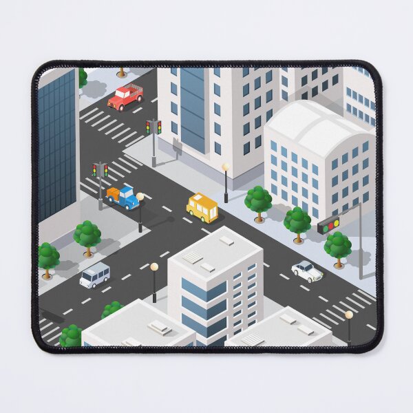 Item preview, birds eye view city cliparts anime city designed and sold by HarithHilali.