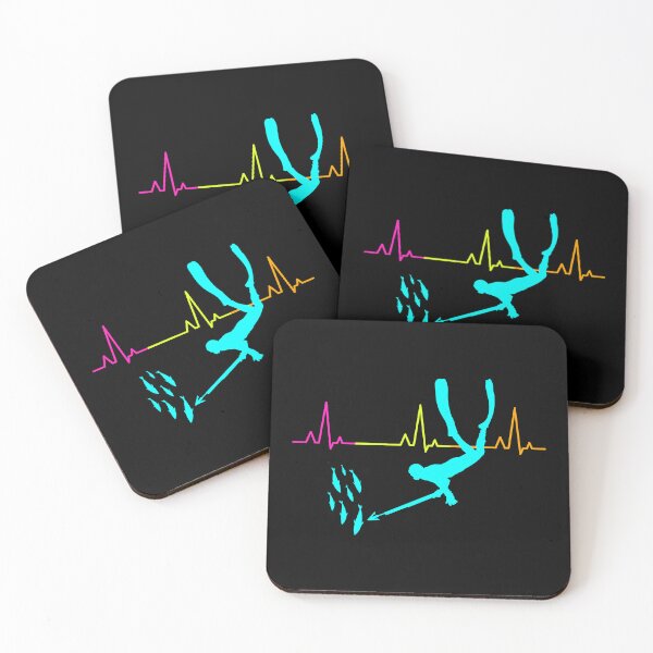 Item preview, Spearfishing Spearfisher Fishing Heartbeat Pulse designed and sold by TastefulTees.