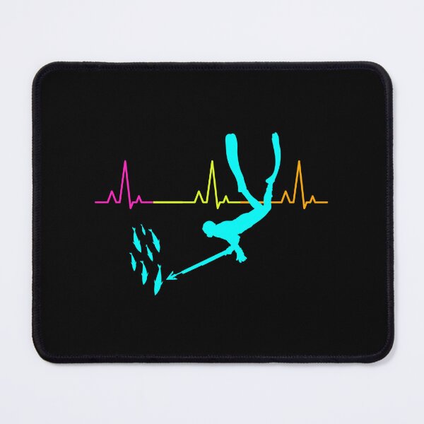 Item preview, Spearfishing Spearfisher Fishing Heartbeat Pulse designed and sold by TastefulTees.