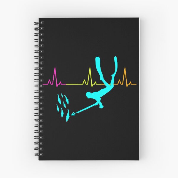 Item preview, Spearfishing Spearfisher Fishing Heartbeat Pulse designed and sold by TastefulTees.