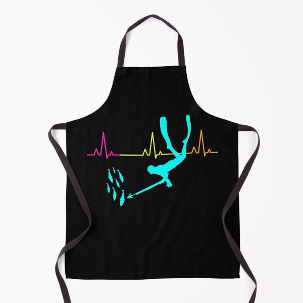 Item preview, Spearfishing Spearfisher Fishing Heartbeat Pulse designed and sold by TastefulTees.