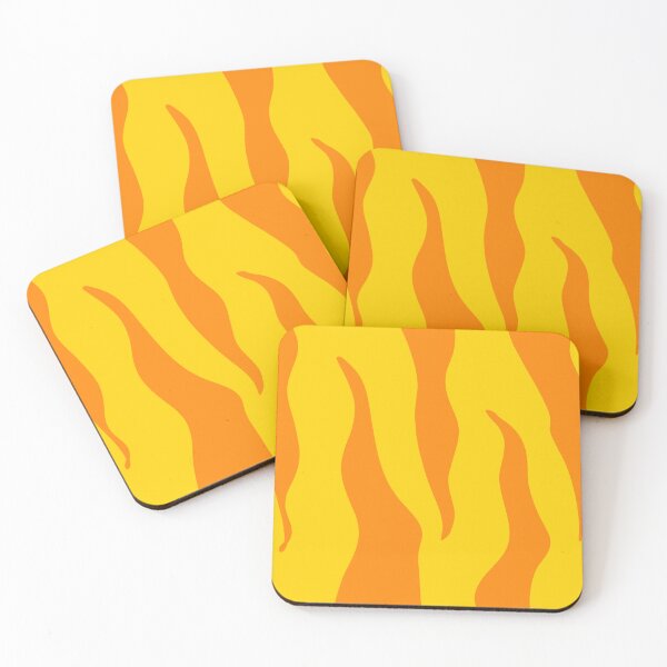 Item preview, Zebra Print Yellow and Orange Zebra Stripes Wild Animal Print Preppy Decor Modern Zebra Pattern designed and sold by theprintedclub.