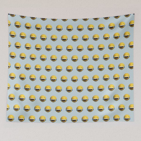 Item preview, Laughing yellow face 3D rendering pattern designed and sold by EngineerGoC.