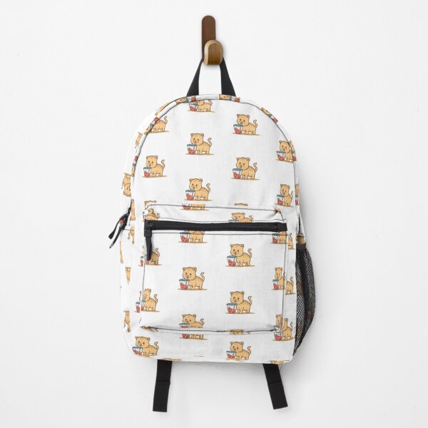 Item preview, a cat purrinking boba designed and sold by zerothreestd.