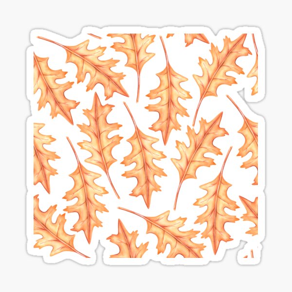 Item preview, Autumn leaves pattern. Watercolor illustration. designed and sold by Trilisti.