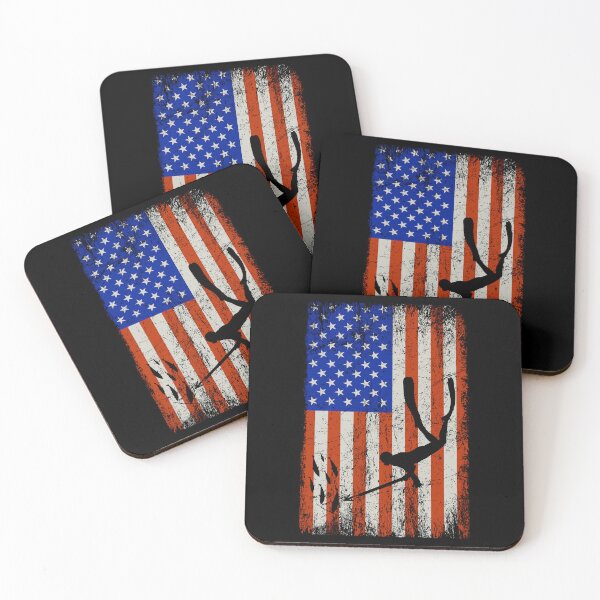 Item preview, American Flag 4th of July USA Spearfishing Spearfisher Fishing designed and sold by TastefulTees.