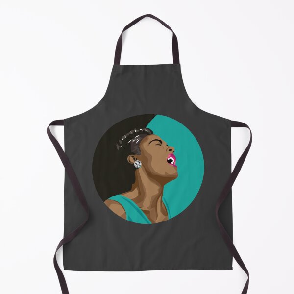 Item preview, Billie Holiday Lady day {Portrait - on black and teal designed and sold by MelanieAckerm.