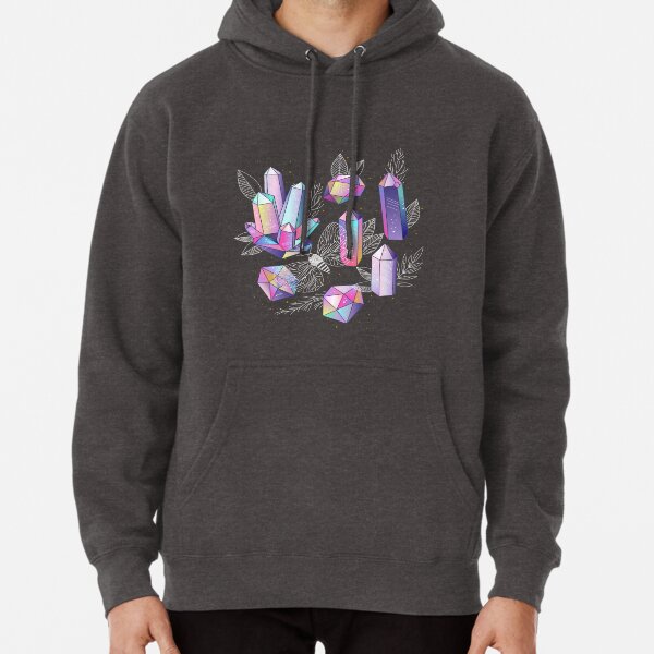 Black Crystals Pullover Hoodie for Sale by Marina Demidova