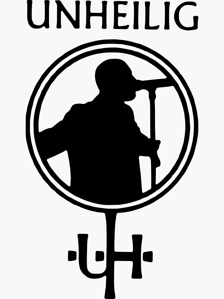 "Unheilig" Sticker for Sale by leioaik | Redbubble