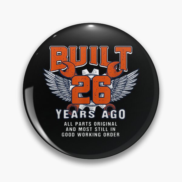 Item preview, Built 26 Years Ago 26th Birthday 26 Years Old Bday Car Lover designed and sold by Axelhellquis.