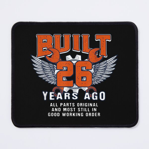 Item preview, Built 26 Years Ago 26th Birthday 26 Years Old Bday Car Lover designed and sold by Axelhellquis.
