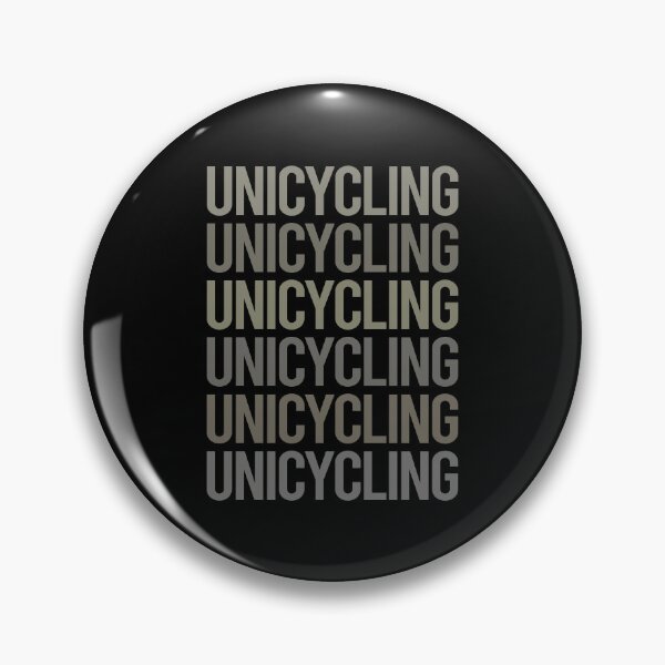 Item preview, Gray Text Art Unicycling Unicycle Unicyclist designed and sold by TartSpiderWeb.