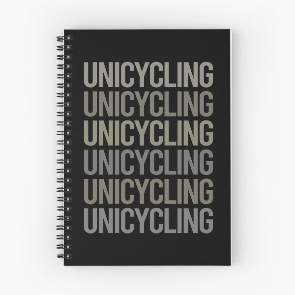 Item preview, Gray Text Art Unicycling Unicycle Unicyclist designed and sold by TartSpiderWeb.