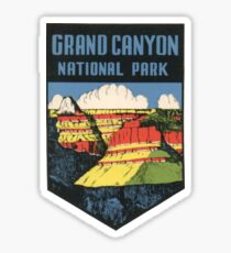 Grand Canyon National Park Vintage Travel Decal / Badge Sticker