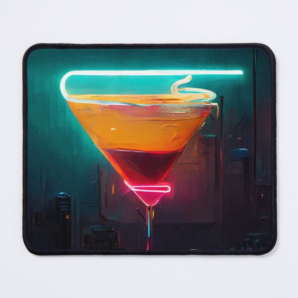 Item preview, Neon Aesthetic - Espresso Martini | Cocktail | Artwork | Illustration designed and sold by DadoDesigns.