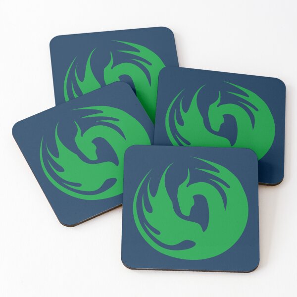 Item preview, Chi Kappa Delta Dragons Round Emblem   designed and sold by cutegirlsdesign.
