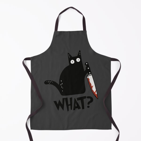 Item preview, Cat What Murderous Black Cat With Knife Gift Premium  designed and sold by CarolinHamm.