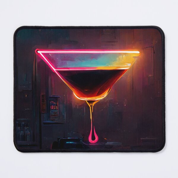 Item preview, Neon Aesthetic - Espresso Martini | Cocktail | Artwork | Illustration designed and sold by Designsssssssssssssssss.