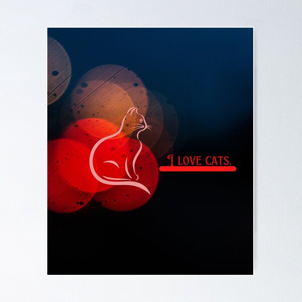 Item preview, I love my cat designed and sold by RAJSHIVA.